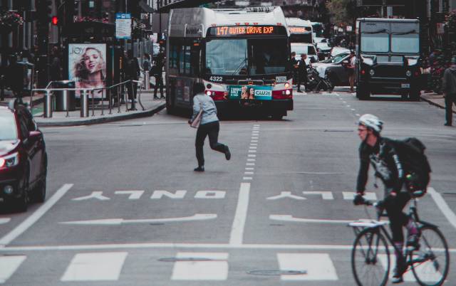 How far is too far to bike to work - always obey the traffic rules