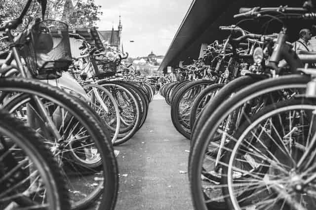 Take care when parking and leaving your bike