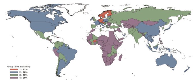 How many bicycles are in the world