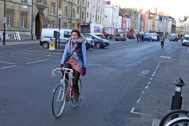 Benefits of cycling with no hands - an excellent way to stretch/relax