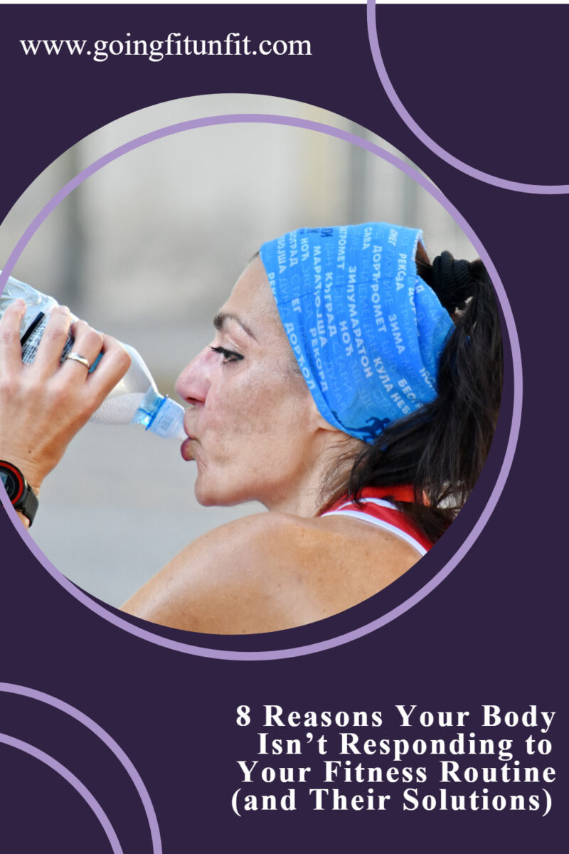 8 reasons your body isn’t responding to your fitness routine (and their solutions) with woman drinking water bottle after working out