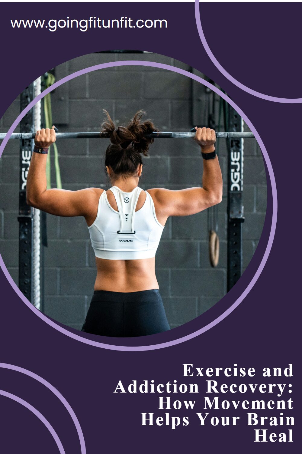 Woman lifting weights to rebuild brain health through exercise and addiction recovery